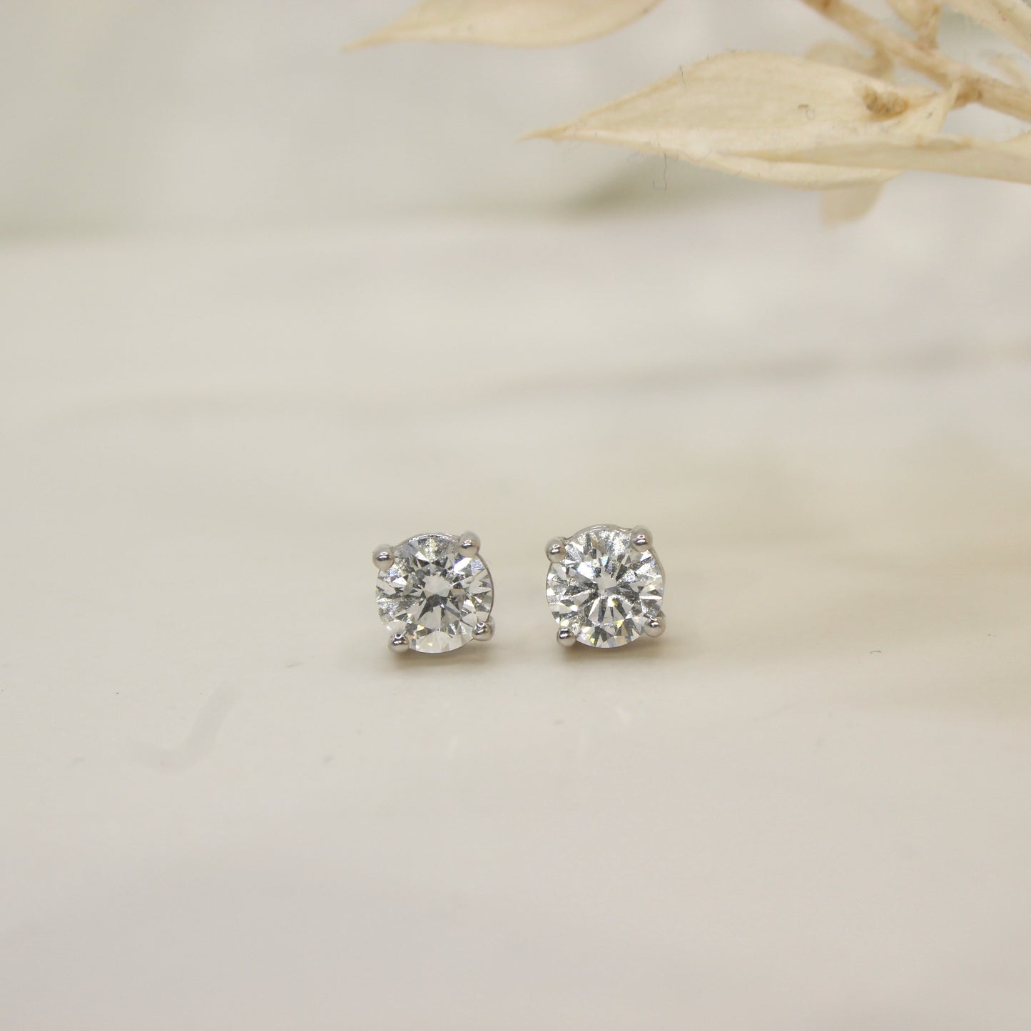 0.5 ct Lab Grown Diamond Studs (1 ct tw)