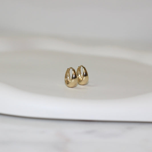 Small Water Drop Hoops