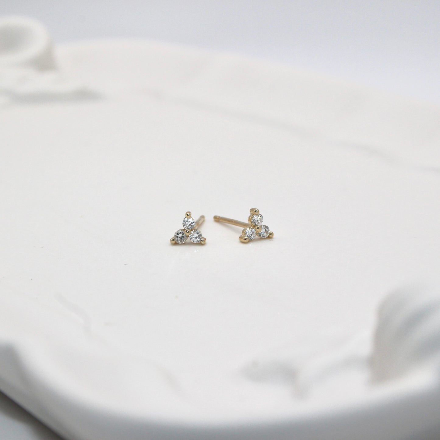 Trio Lab Grown Diamond Studs