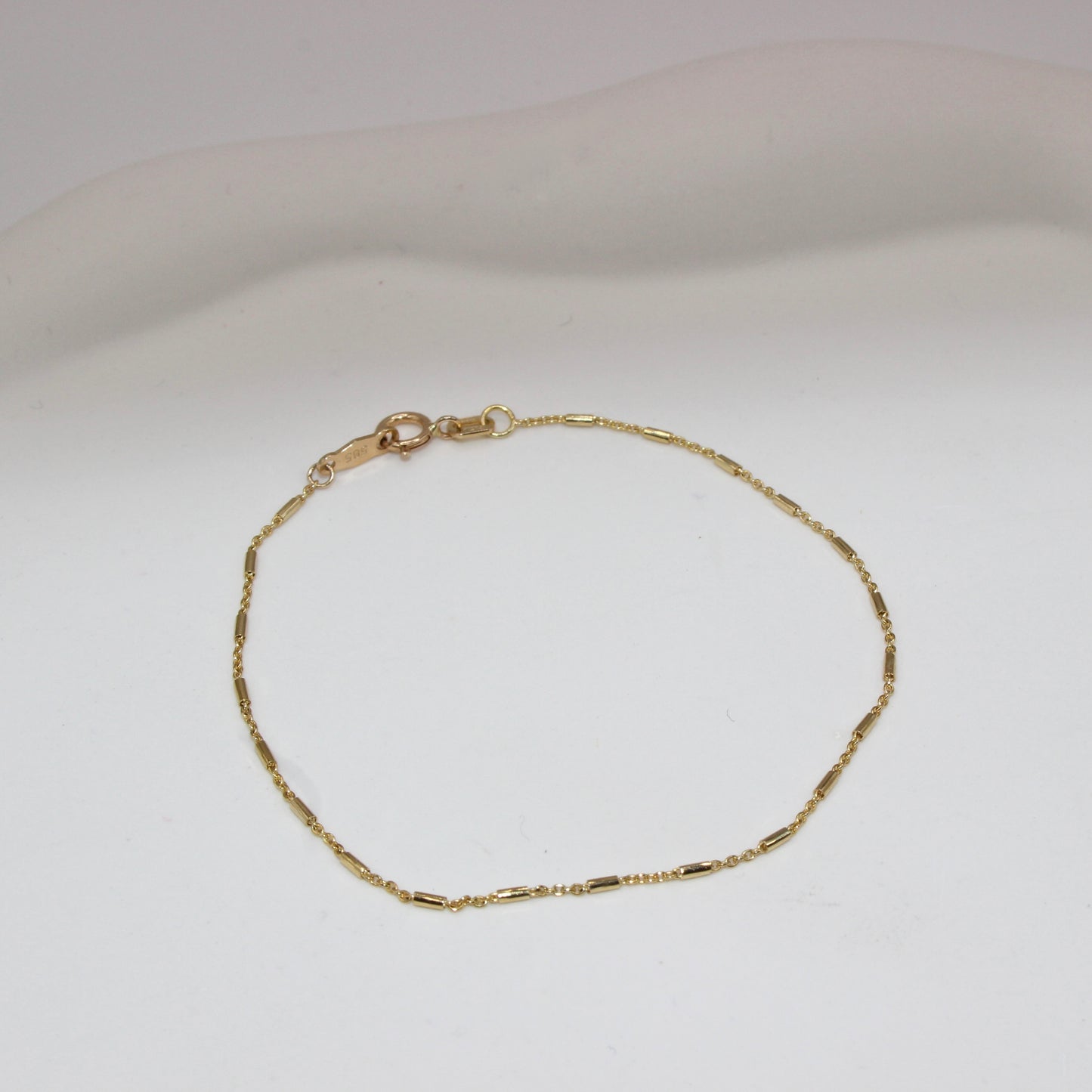 Tube Rolo Chain Bracelet