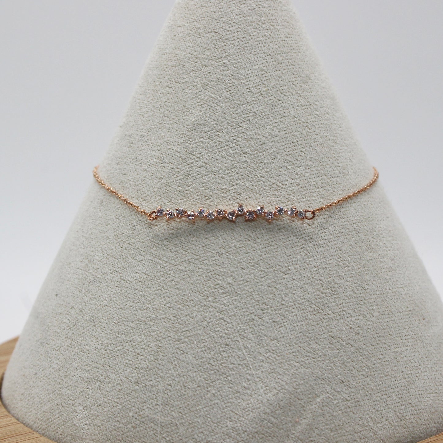 Lab Grown Diamond Cluster Bracelet