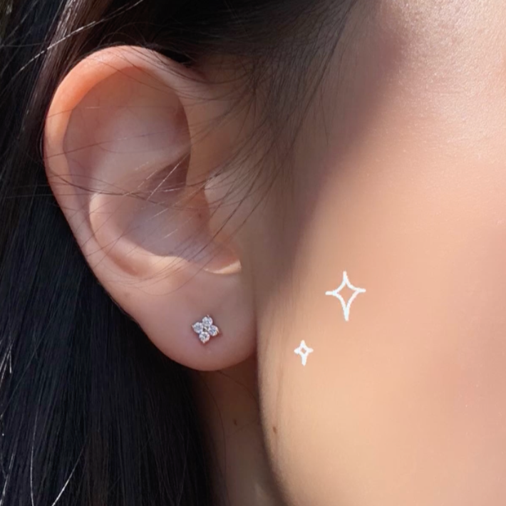 Clover Lab Grown Diamond Studs